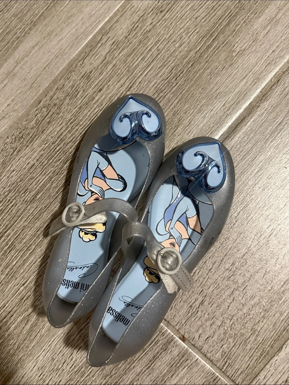 Mini Melissa Cinderella shoes size 11